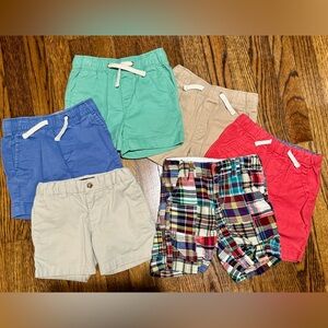 Mixed Brands - 6 pairs - 2T Toddler shorts